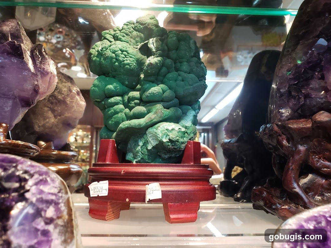 Display of Minerals