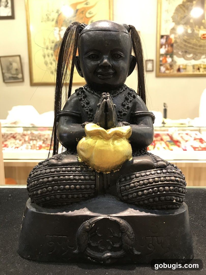 Figurine with Pigtails