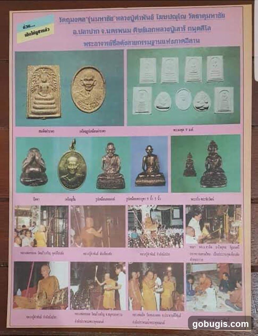 Buddhist Amulets and Monks