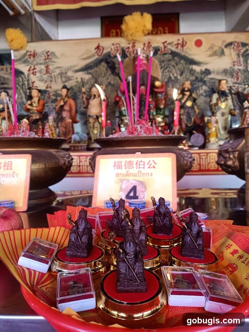 Religious Figurines and Incense