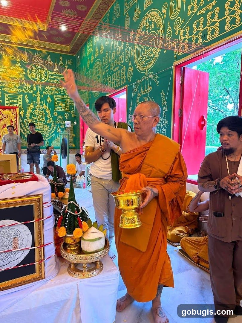 Monk Performing Ritual