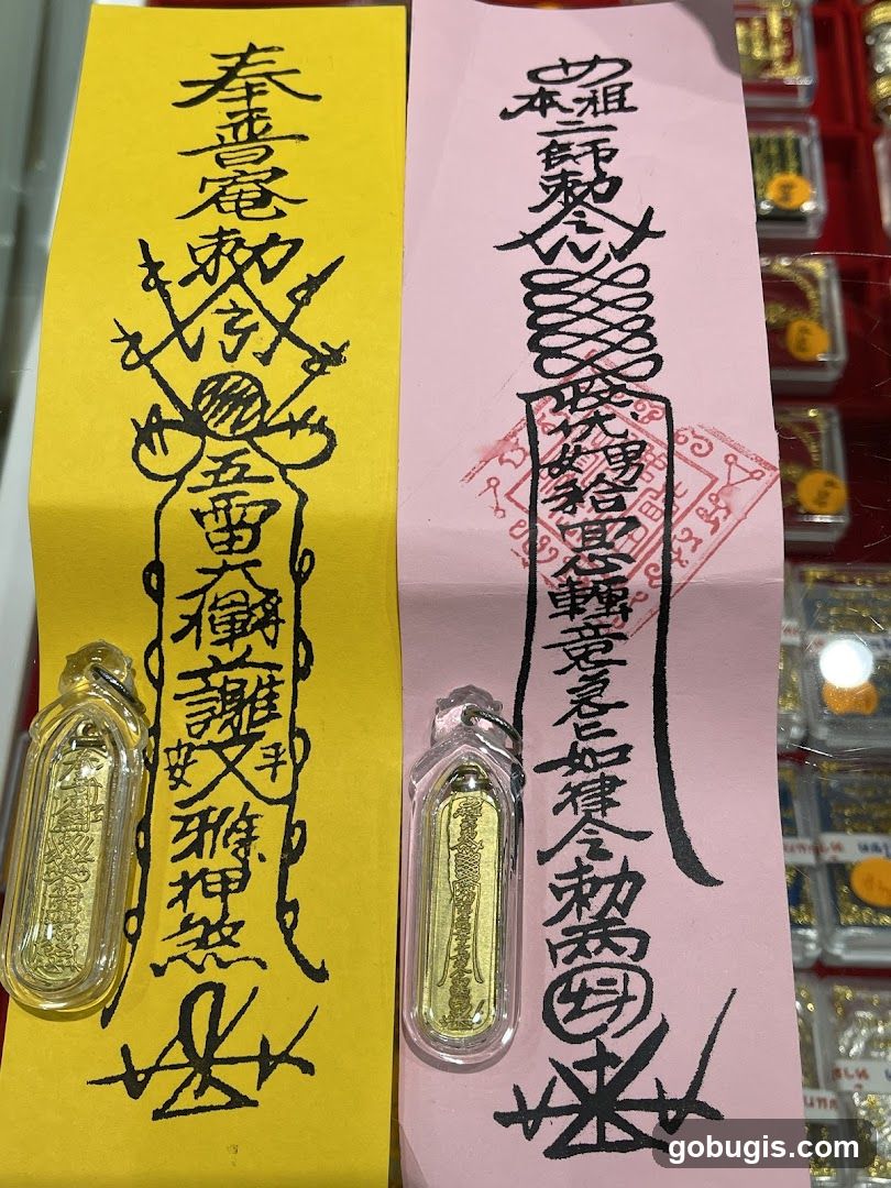 Amulets with inscriptions