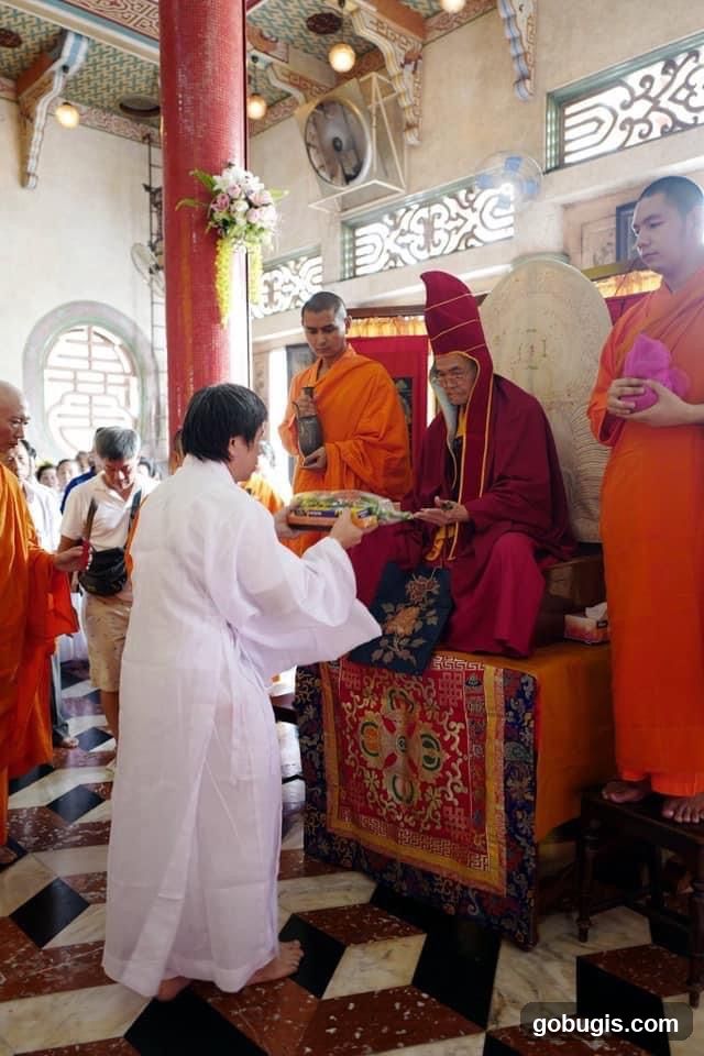 Monks in a Ceremony