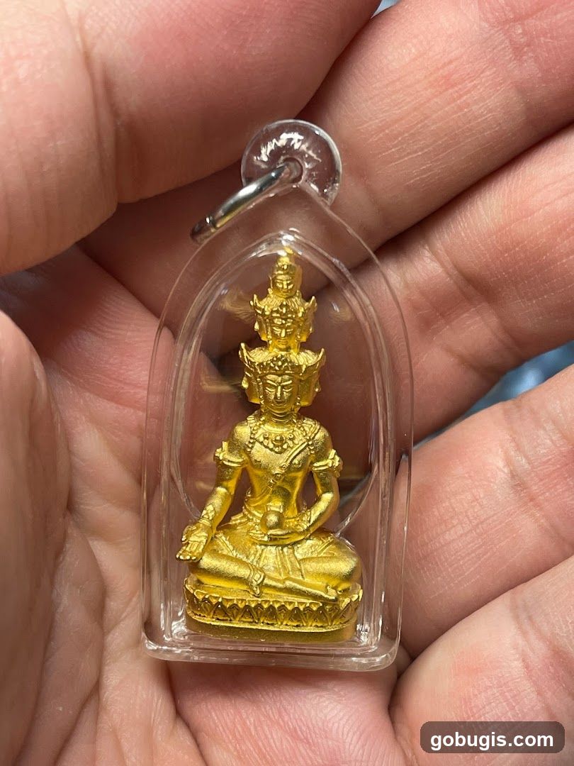 Golden Buddha Pendant