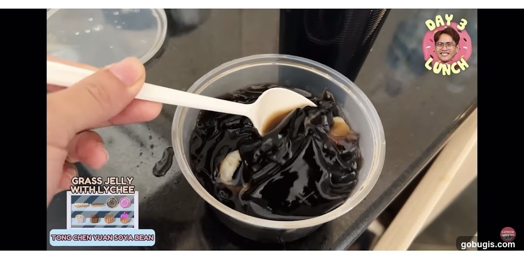 Grass Jelly with Lychee