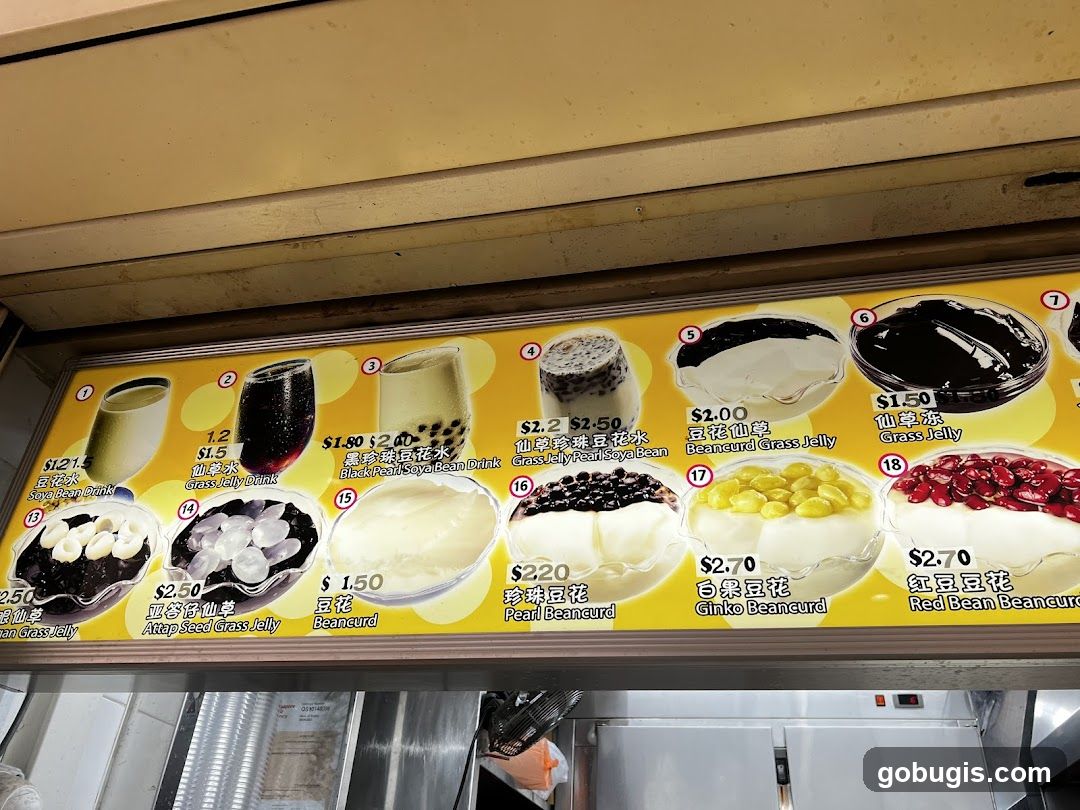 Dessert Menu