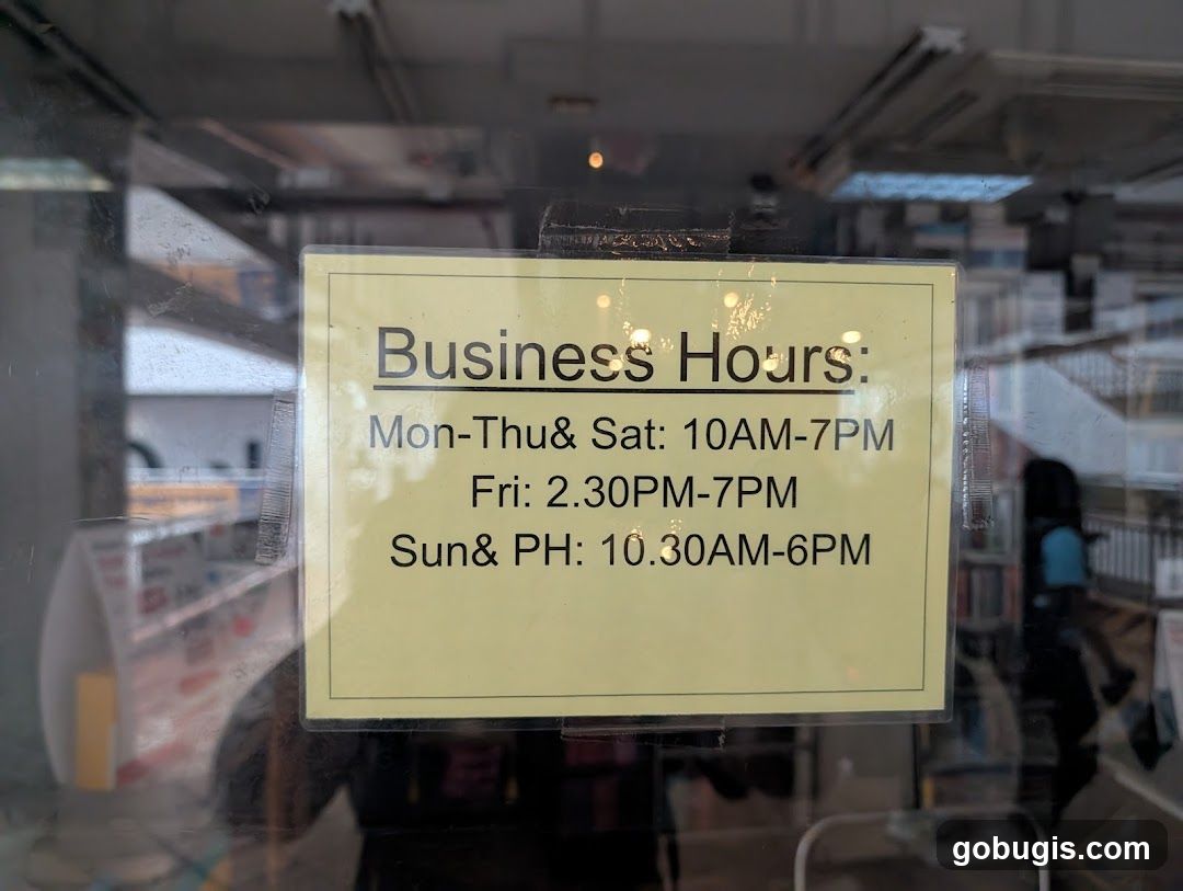 Business Hours Sign