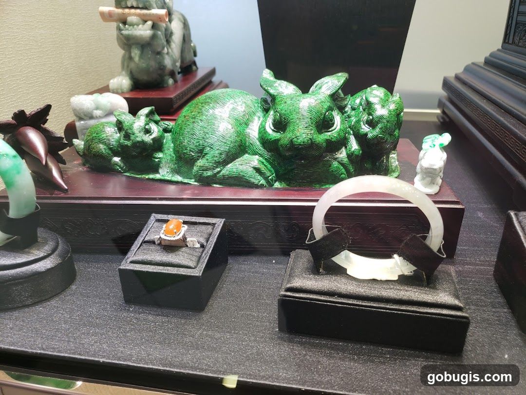 Jade Jewelry Display