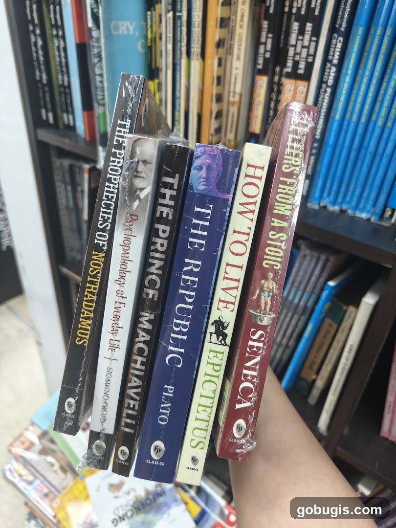 Books on a Shelf