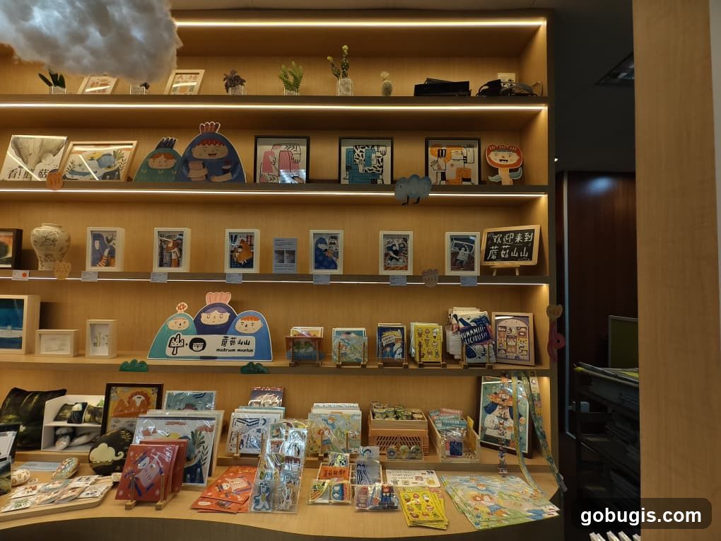 Display of artwork and merchandise