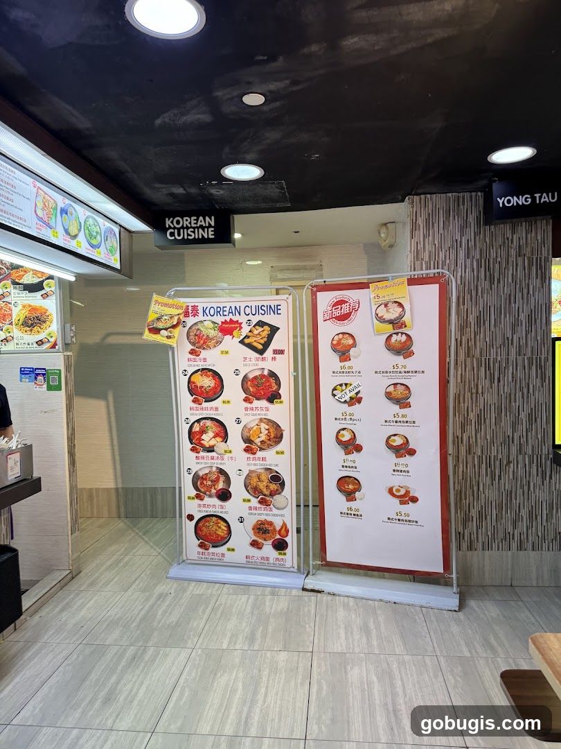 Korean Cuisine Menu Boards