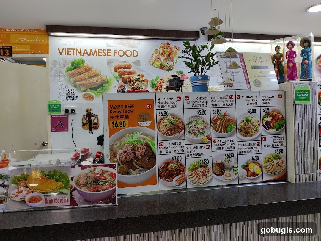 Vietnamese Food Menu