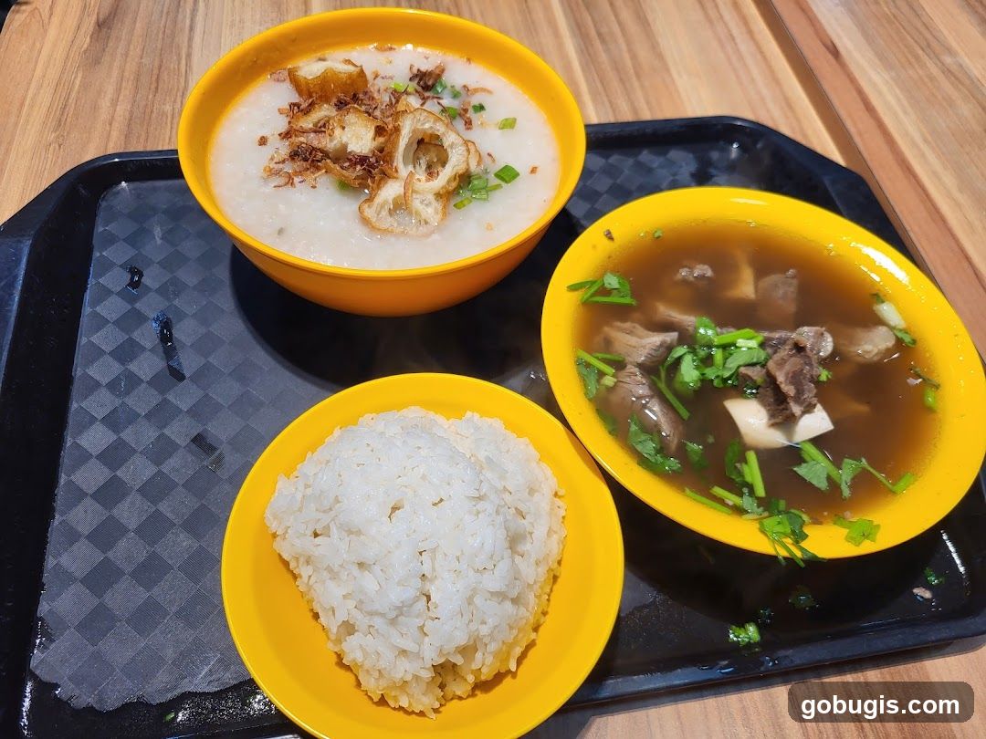 Congee and Beef Soup Set