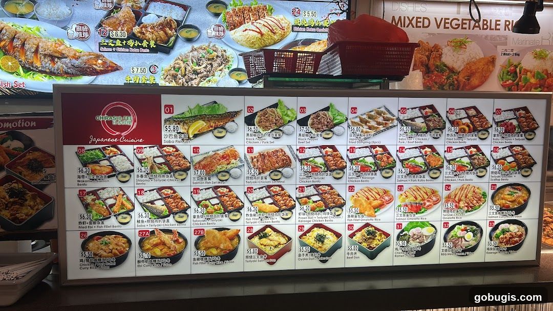 CHIRASHLTE Japanese Cuisine Menu