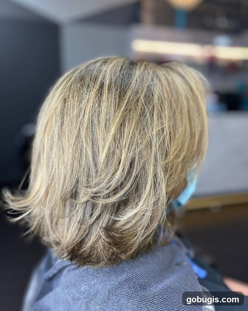 Blonde Layered Bob Haircut