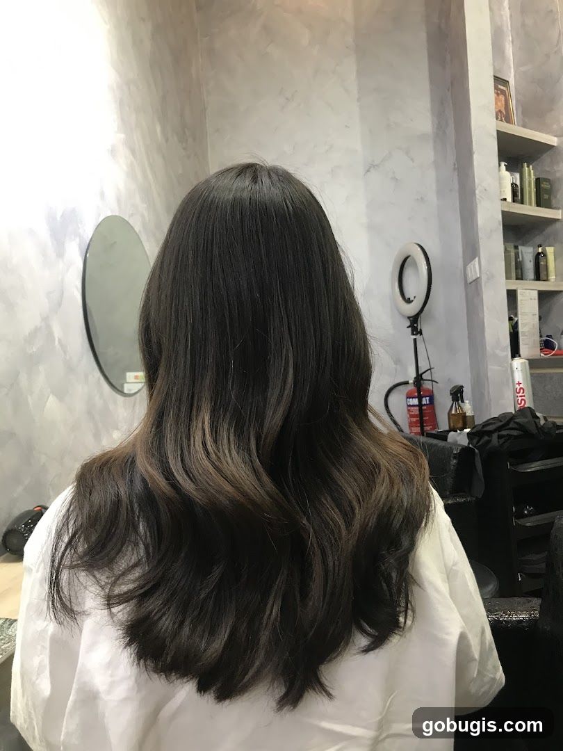 Woman with Wavy Hair
