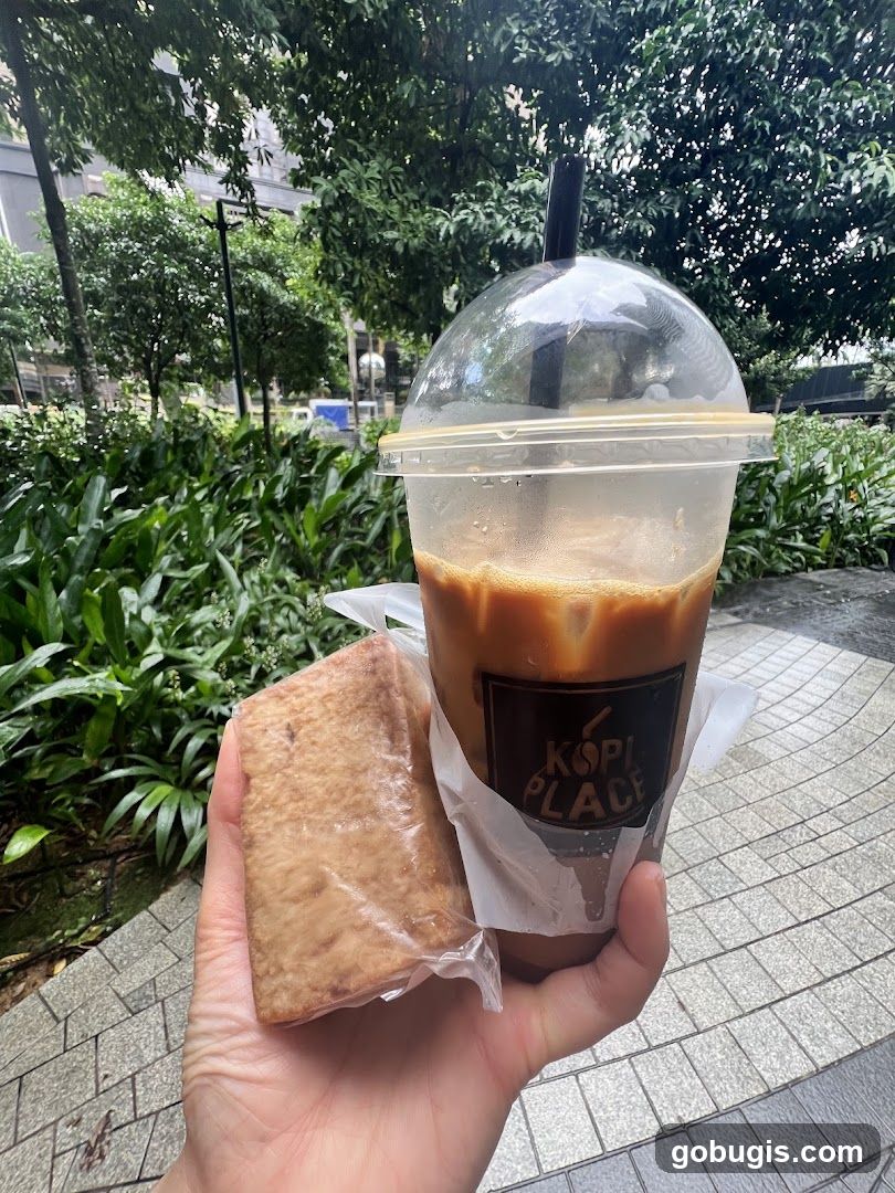 Iced Coffee and Pastry