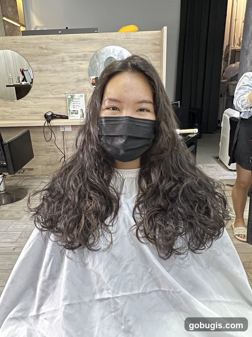 Woman in a salon