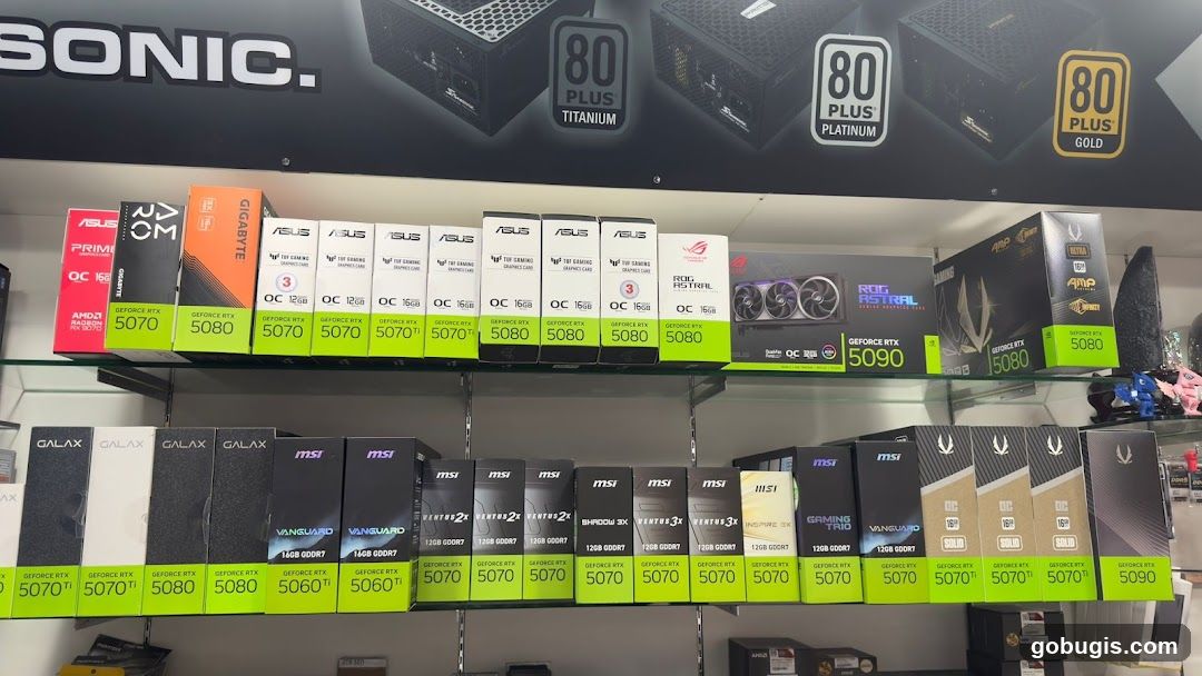 Computer Components Display