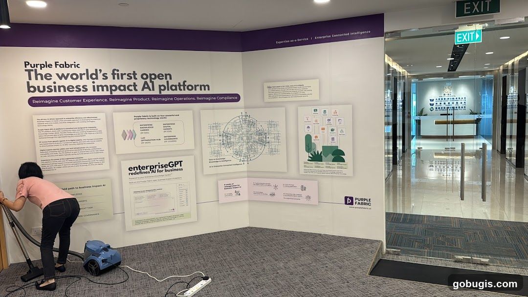 Purple Fabric AI Platform Display