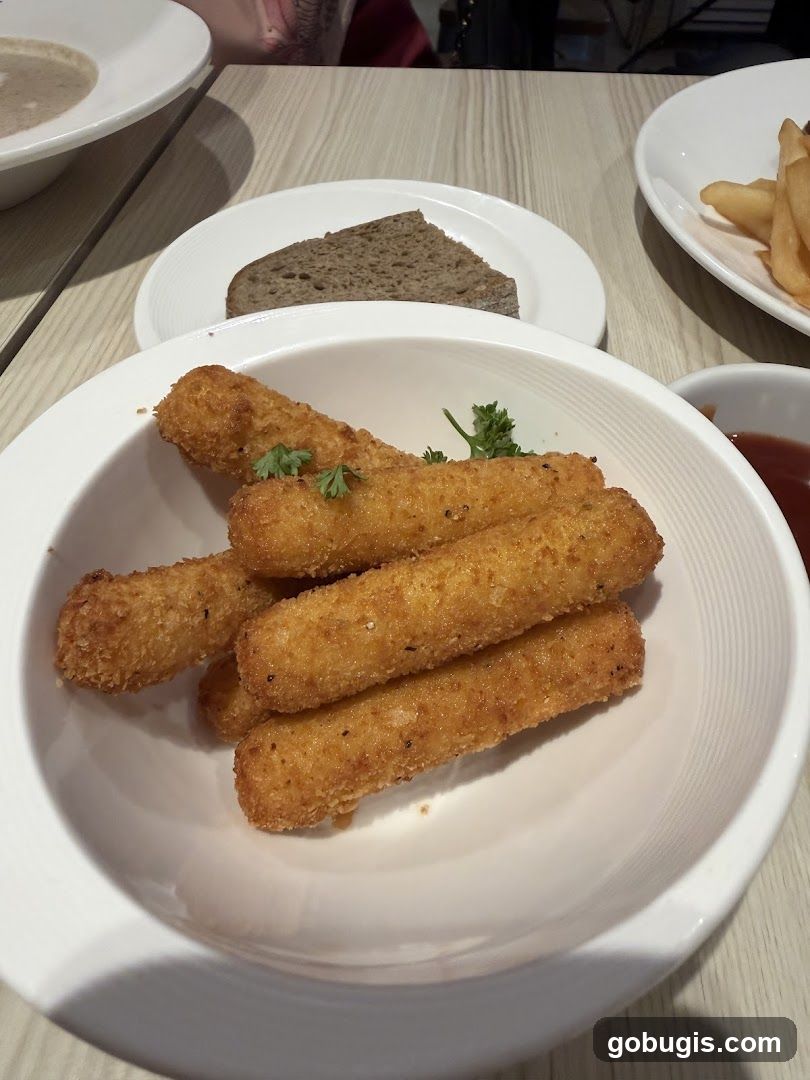 Fried Mozzarella Sticks
