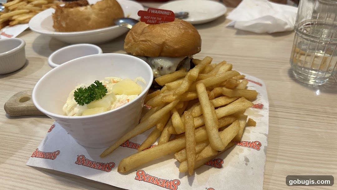 Burger and Fries