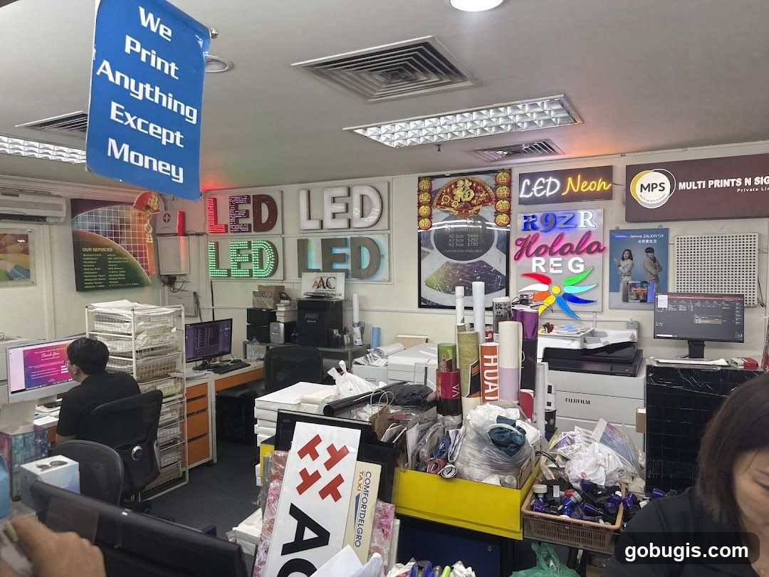 Printing Shop Interior