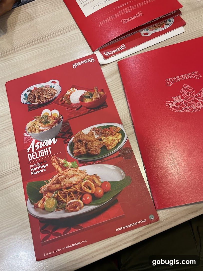 Swensen's Asian Delight Menu