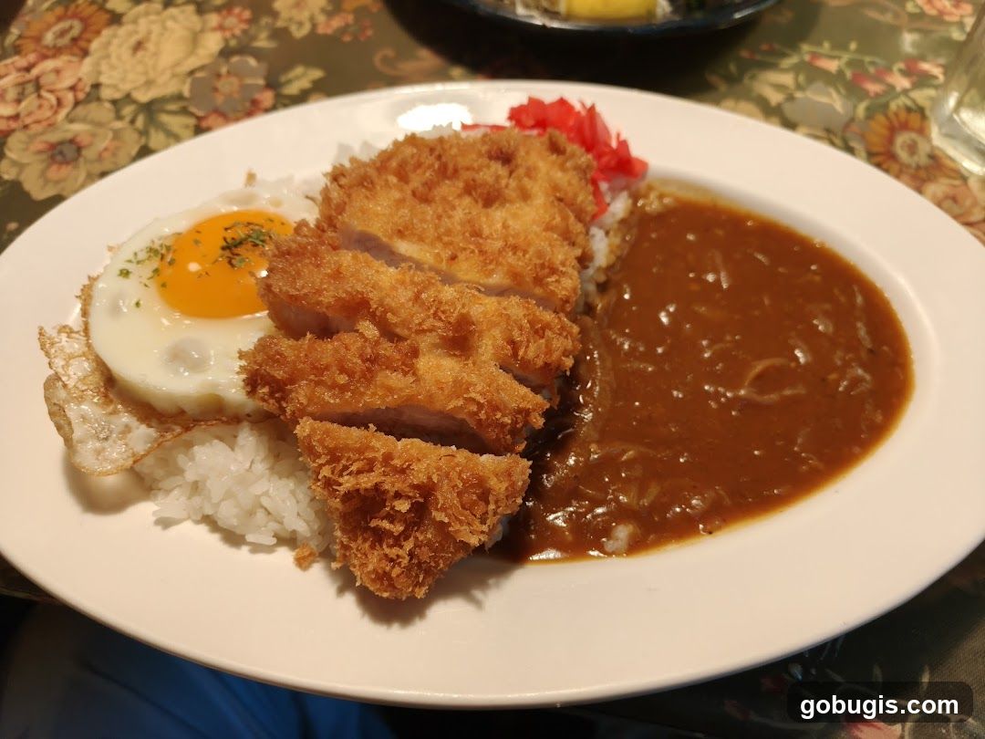 Katsu Curry with Fried Egg