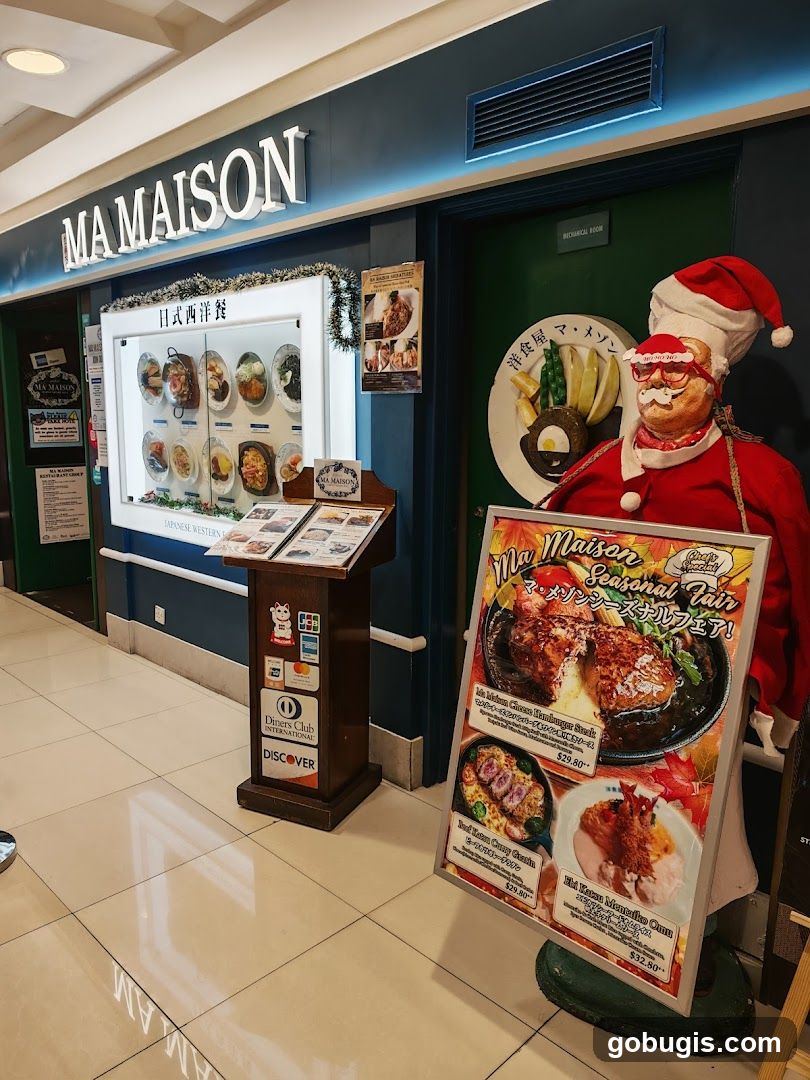 Ma Maison Restaurant Entrance