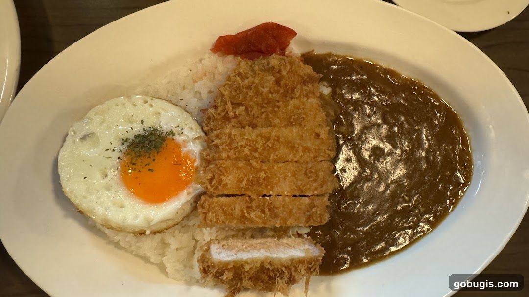Katsu Curry with Fried Egg