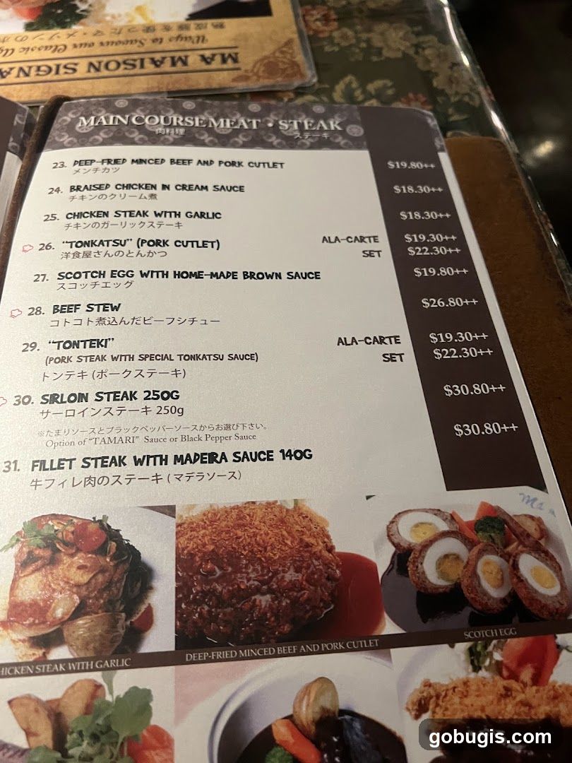 MAIN COURSE MEAT STEAK