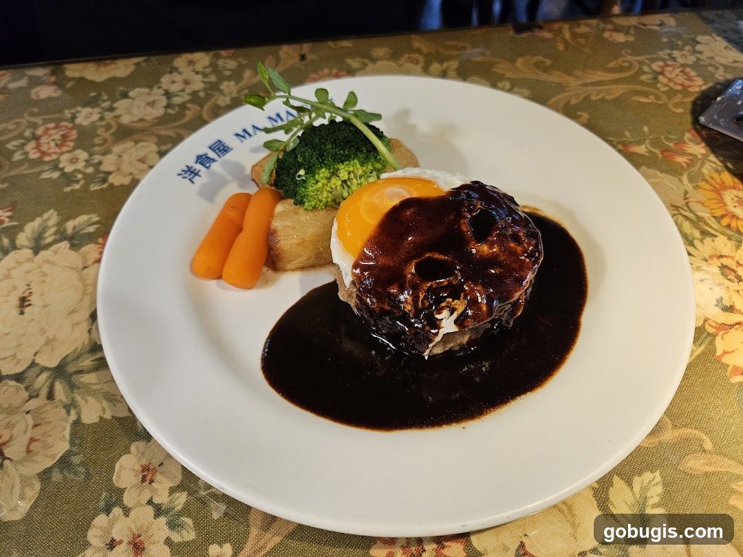 Hamburger Steak with Fried Egg