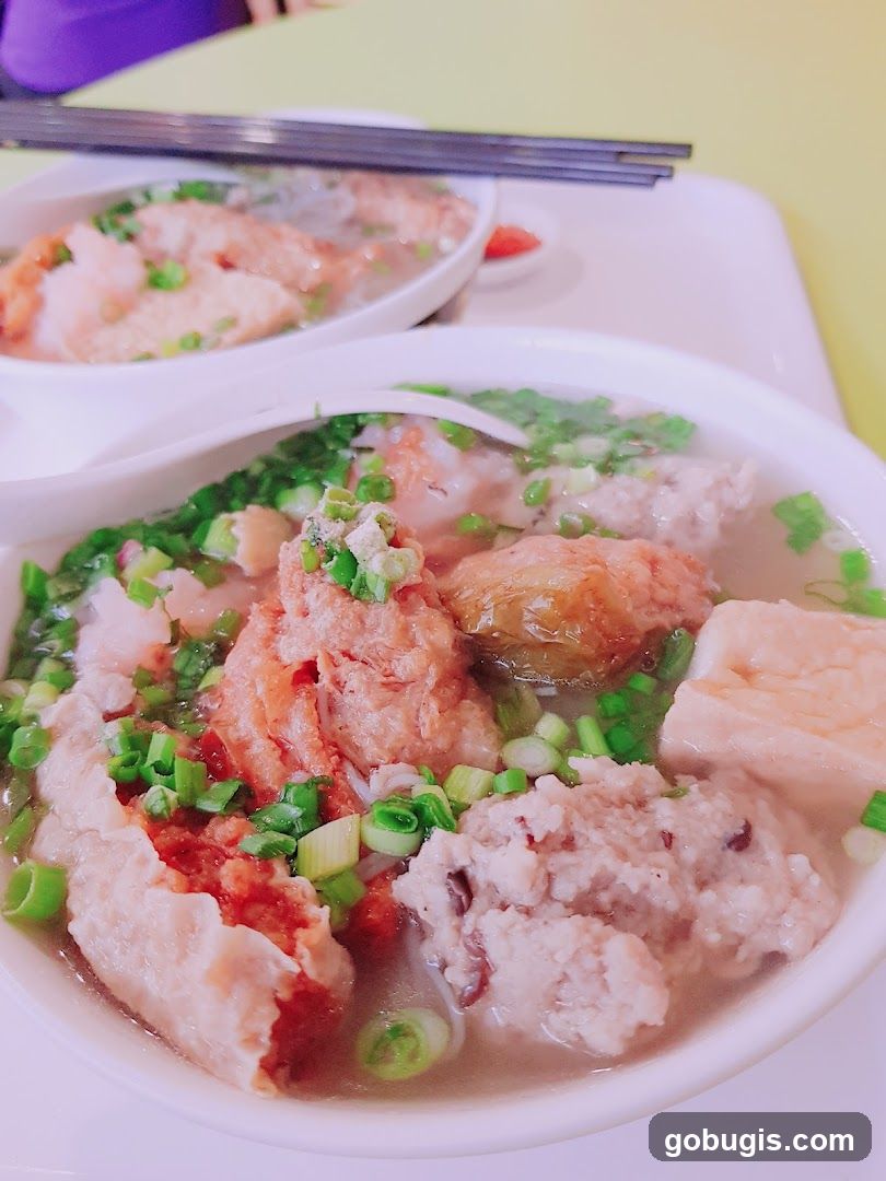 Noodle Soup with Meatballs