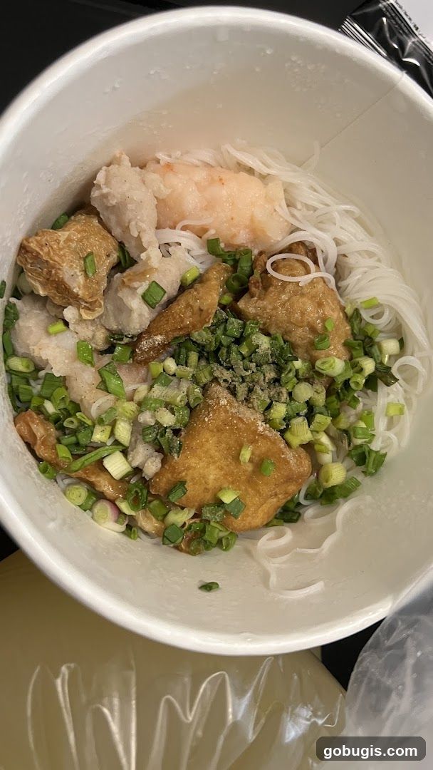 Noodle Soup with Shrimp and Tofu