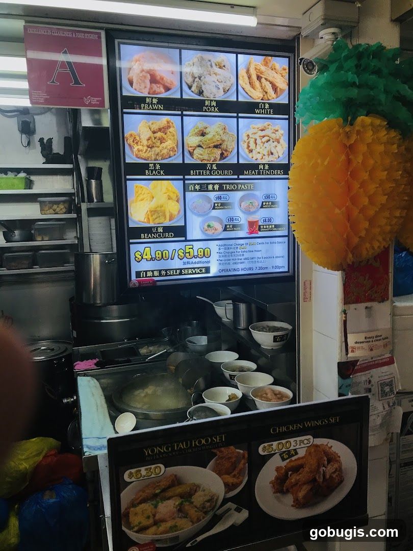 Food Stall Menu