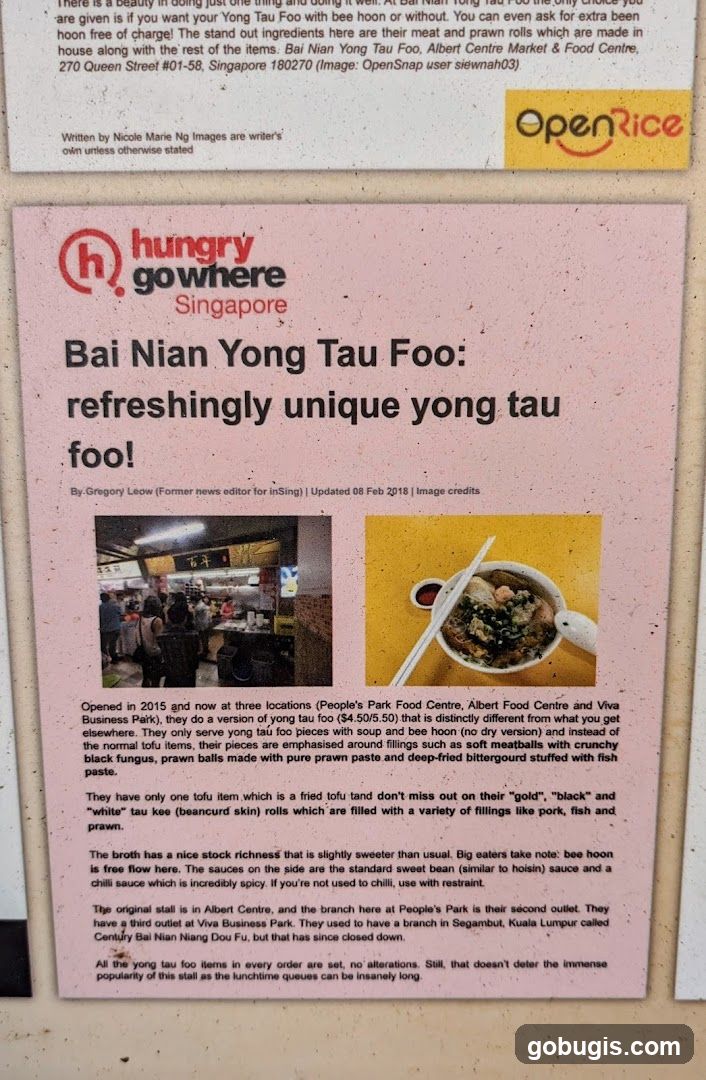 Bai Nian Yong Tau Foo: refreshingly unique yong tau foo!