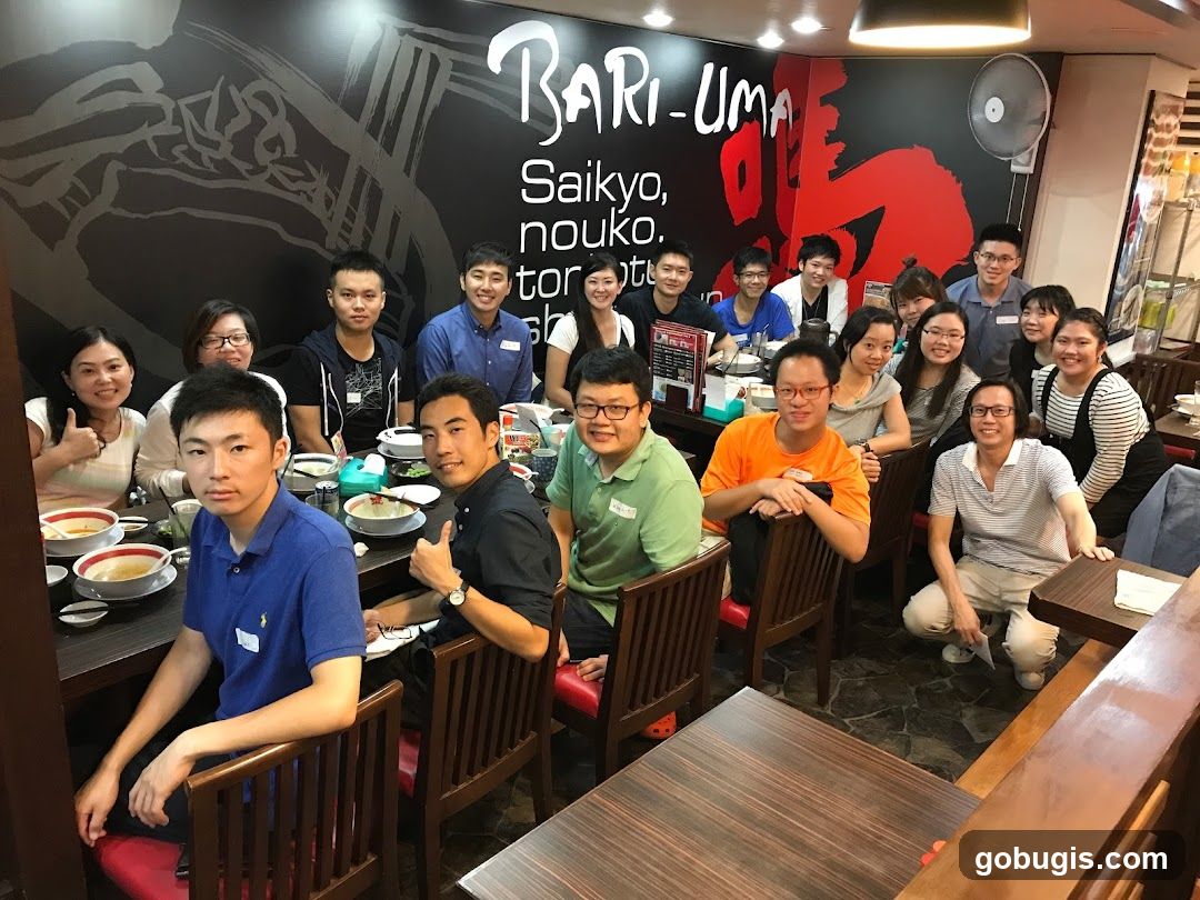 Group of people dining at a restaurant