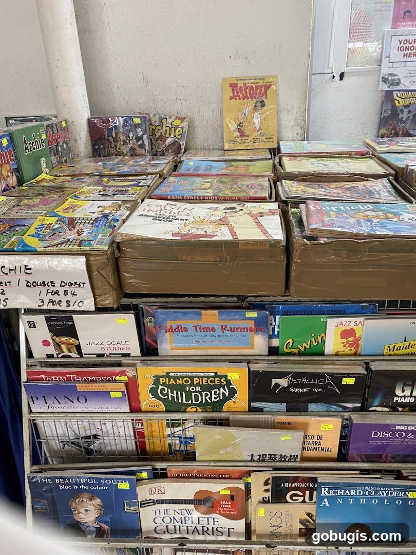 Collection of Books and Comics