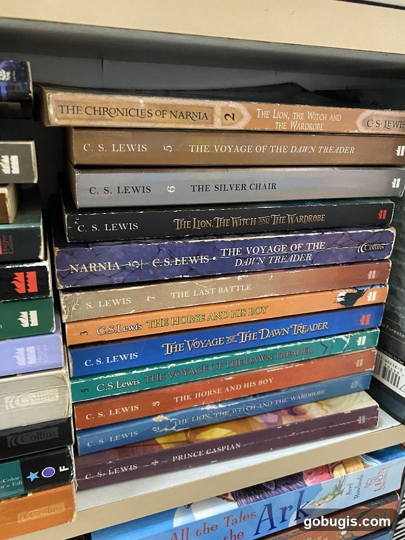Stack of C.S. Lewis Books