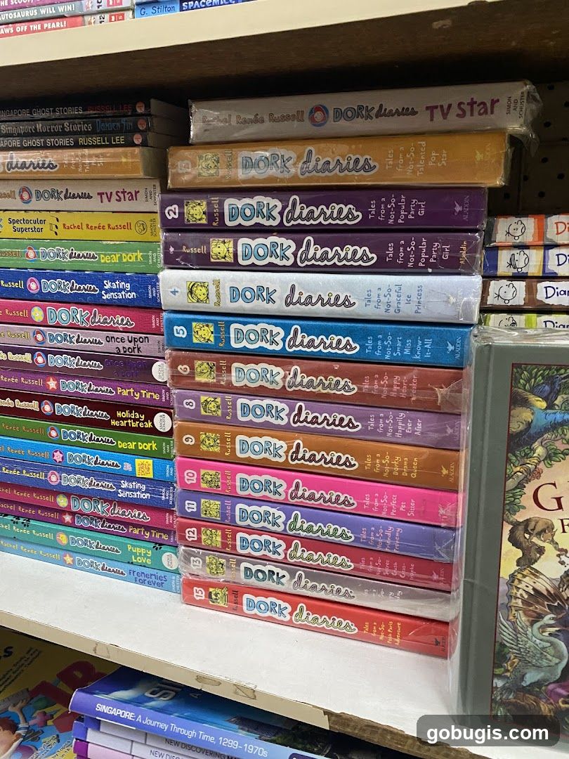 Stack of Dork Diaries Books
