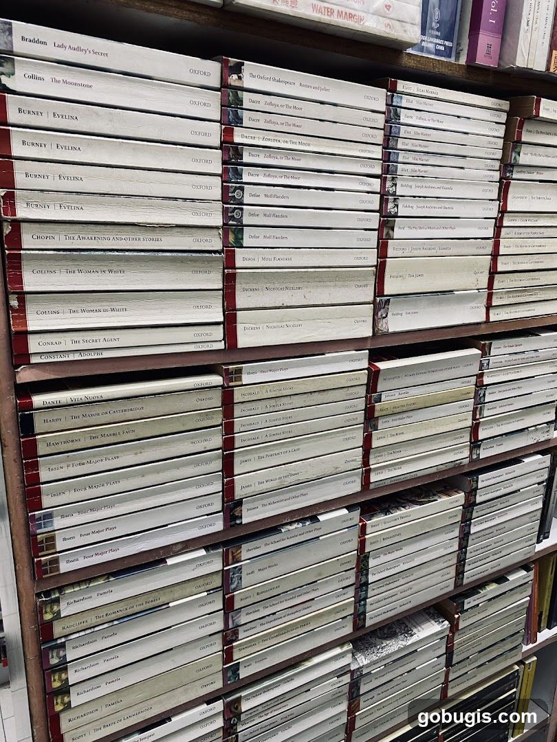 Books on Shelves