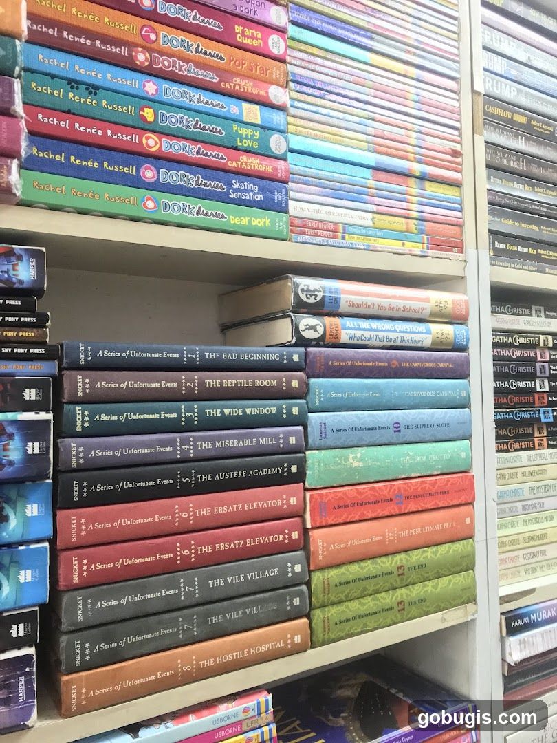Books on Shelves