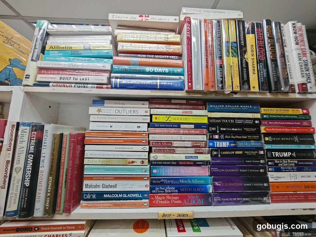 Books on Shelves