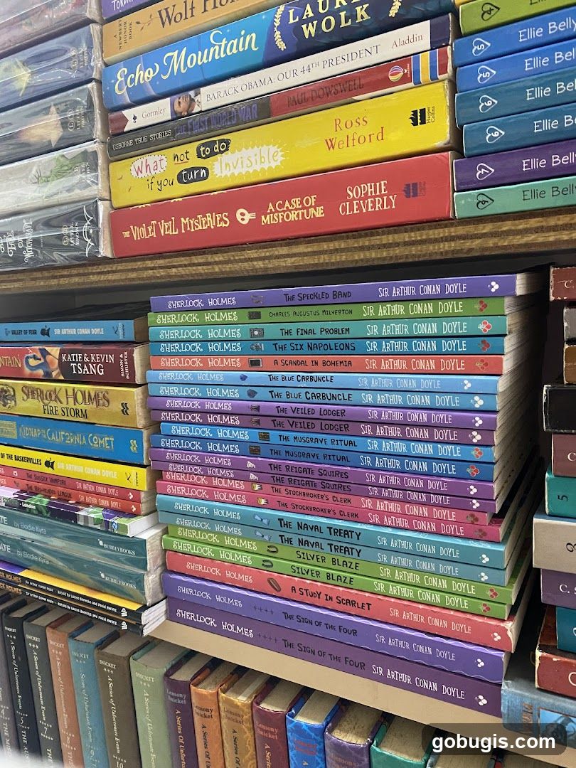 Books on Shelves
