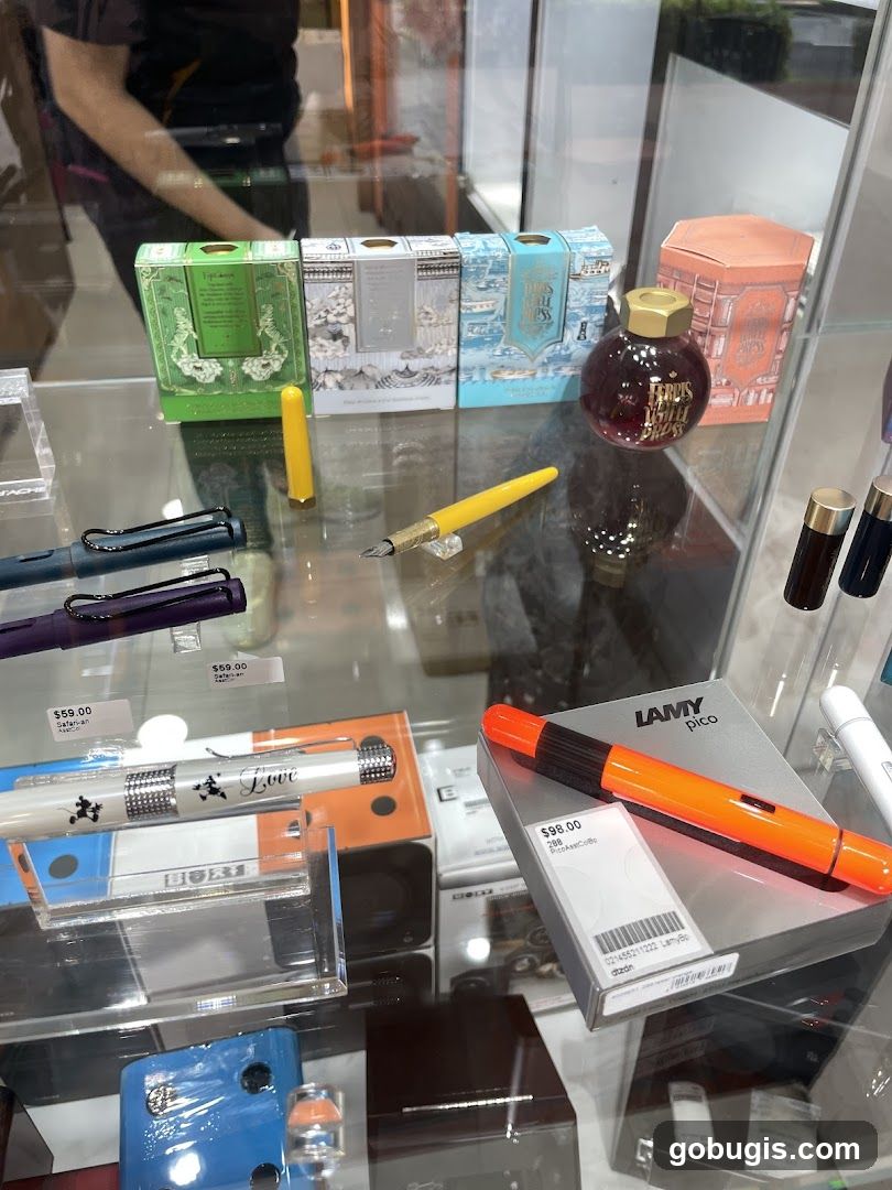 Pens and Ink Display