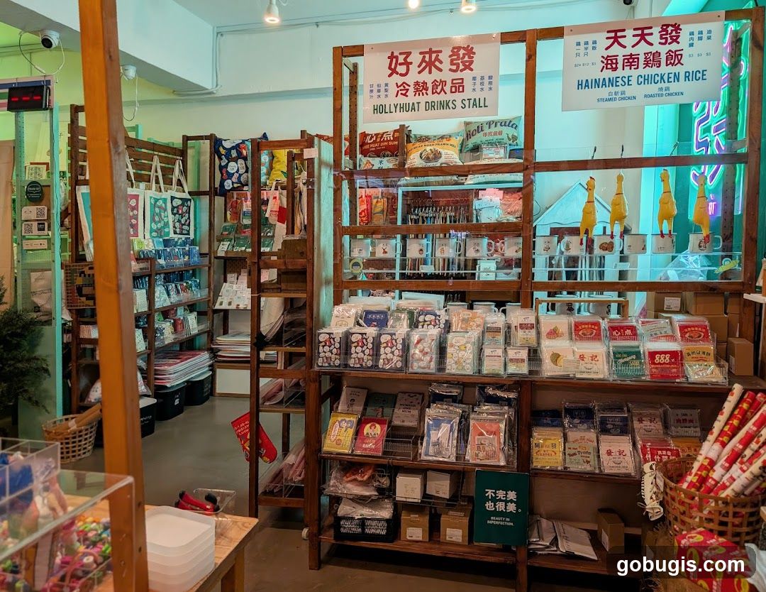 Store Interior with Merchandise