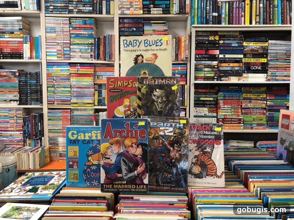 Comic Books and Bookshelves