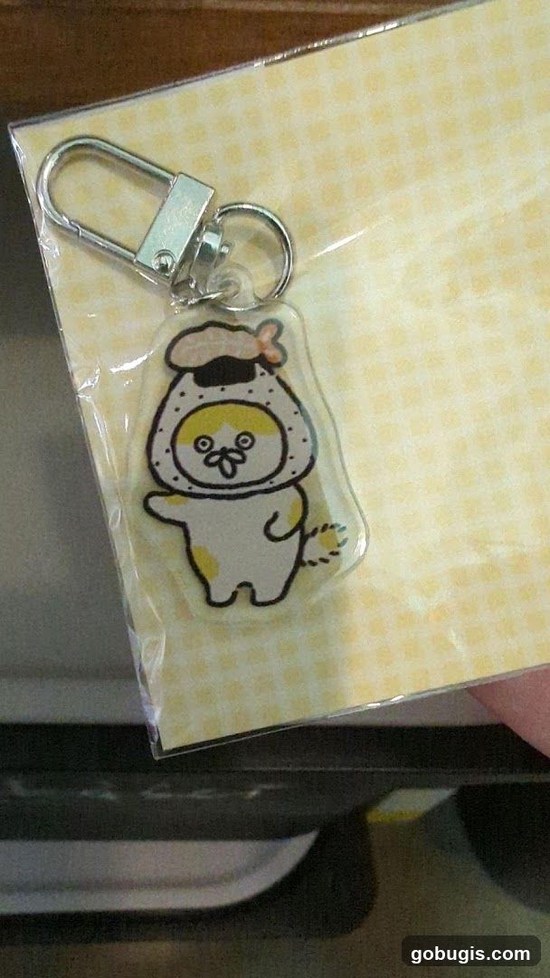 Keychain with Cartoon Character