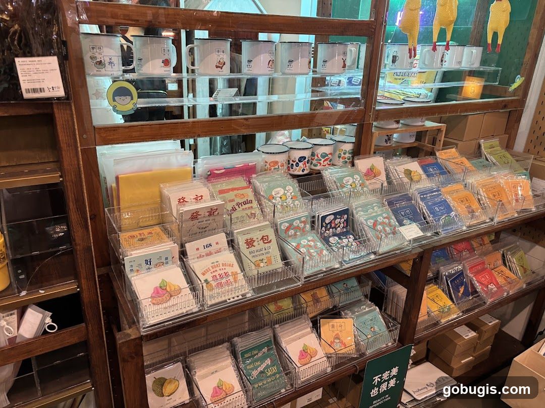 Stationery and Mugs Display